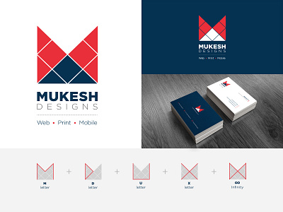 Logo Presenation app ui ux visual design web