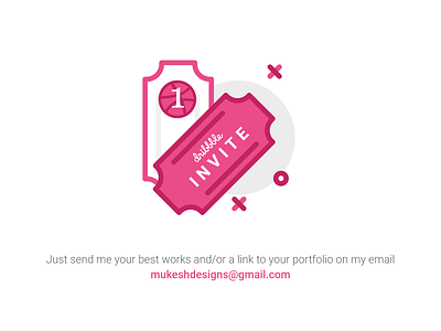 Dribbble Invitation app ui ux visual design web