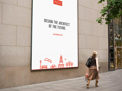 ACA Advertising Mockup ad advertising architecture billboard branding iconography in the wild minimal sign wall