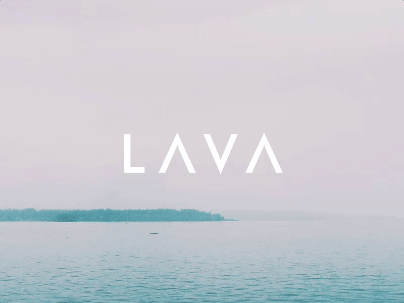 Lava Logo Concept angular brand design branding clean crisp gif lava logo minimalist sharp simple technology