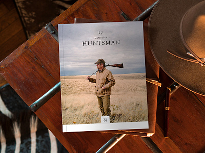 Modern Huntsman: Volume One Magazine book editorial hunter hunting kickstarter launch magazine print publication rustic western