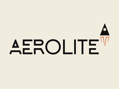 Aerolite Aerospace Technologies Logo 30 day logo challenge logo wordmark