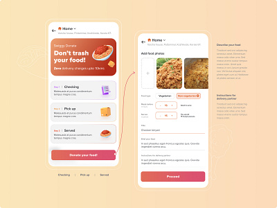 swiggy donate app design donate food food swiggy donate swiggy food ui