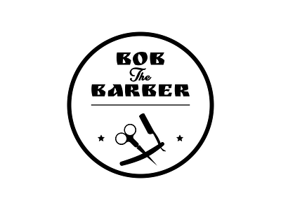 Bob The Barber \\ Day 13 barber branding dailylogo dailylogochallenge design illustration logo vector
