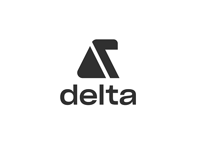 delta \\ Day 17 dailylogo dailylogochallenge delta design flat icon illustration logo vector