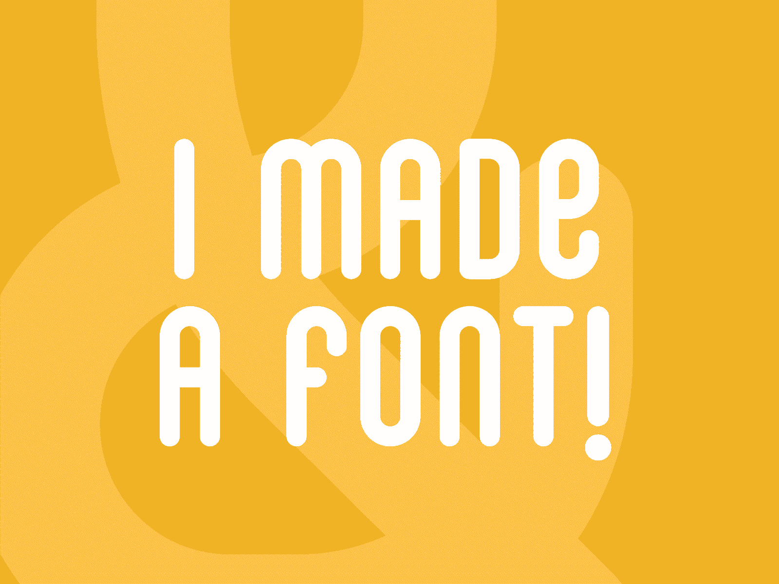 Custom font animation branding font fun glyphs graphic design playful typography
