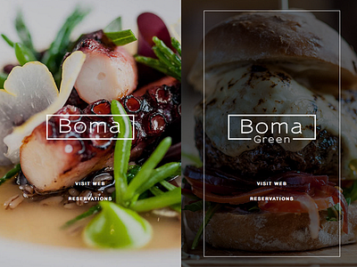 Restaurant Landing Page colour design food responsive restaurant web webdesign