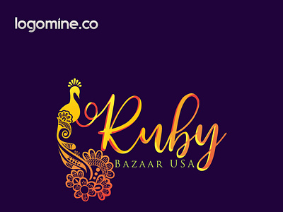 Diamond Jewelry Logo-Ruby logo-Gold Shop logo