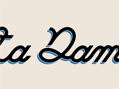 La Dama Logotype la dama lettering logo logotype mexican script type typography