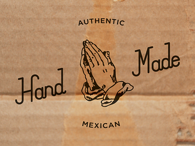 Hand Made custom type icon illustration la dama lettering logo logotype mexican script stamp typography work