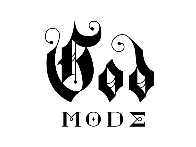 Mode logo. Godmode лого. God logo. E-Mode logo.