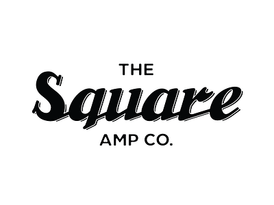 Square 2 V2 amplifier amps branding guitars hand lettering lettering logo logotype