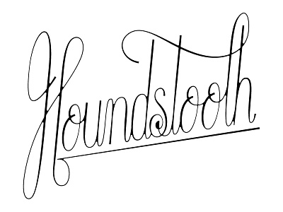 HT lettering logo script typography