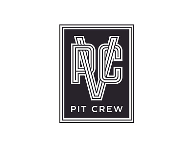 Shirt Patch branding cars logo monogram pit crew race team squad