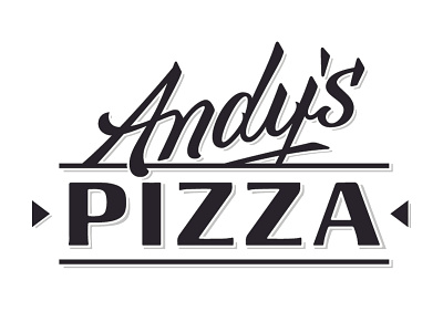 Andy's Pizza food logo pizza restaurant
