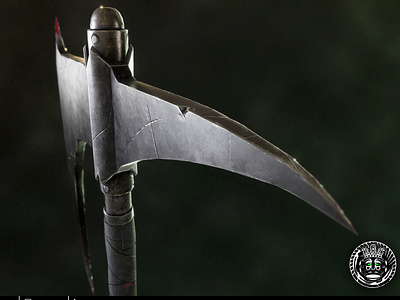 Dragonslayer's Crescent Axe - Dark Souls concept