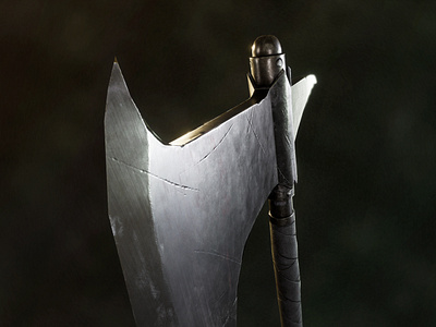 Dragonslayer's Crescent Axe - Dark Souls concept