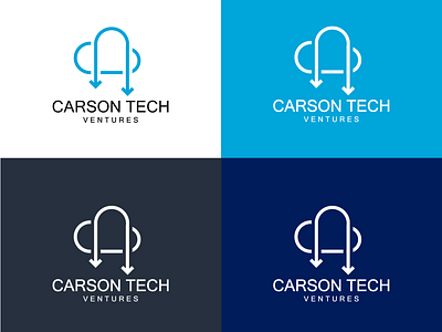Carson Tech Ventures art branding business cloud cloud computing color colors design formal info it logo minimal simple strategy tech tech logo technical technology