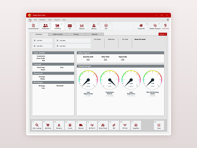 Paladin POS Reports Page