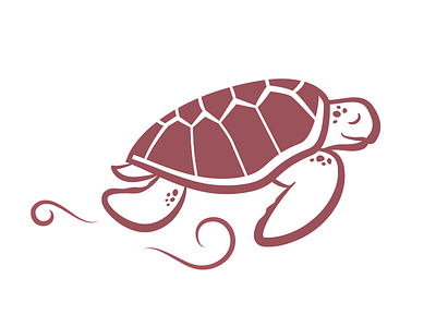 Letterpress Sea Turtle