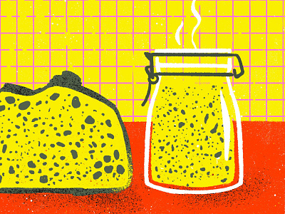 sourdough bread digitalart illustration procreate puebla sourdough