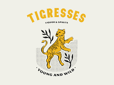 Tigresses #1 illustration logo logo illustration puebla tiger typography wild