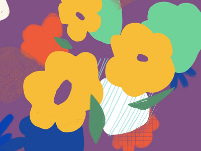 Experimental Illus #5 flower illustration illustration procreate puebla