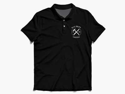 Scott Brown Carpentry Logo with Polo Shirt Mock-Up