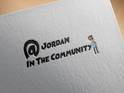 Jordan In The Community Logo Design branding design icon illustration logo minimal vector