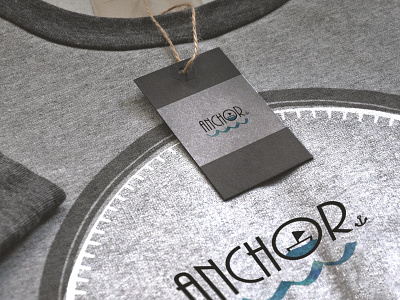 Anchor Clothing Line Logo with Mockup