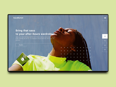 SassMarket Landing design landing design landing page landing page concept ui ui deisgn ui designer website