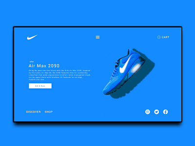 Nike Store Landing design landing design landing page landing page concept ui ui deisgn ui designer website