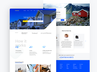 Primerose - Real estate Website design