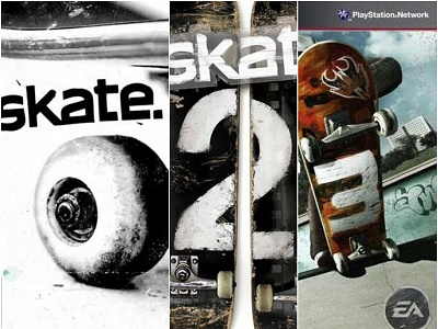 Skate. series for console: Social design and media sharing