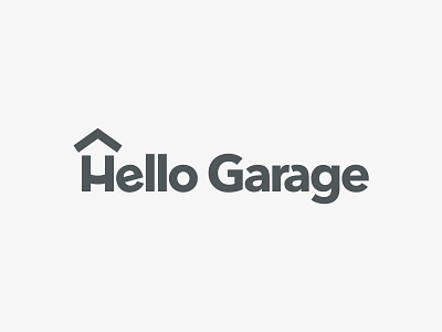 Hello Garage Logotype logo logotype