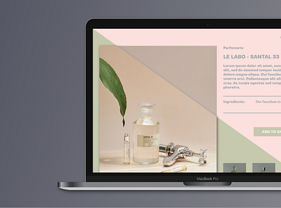 Skincare - Personal Work design ui ux web