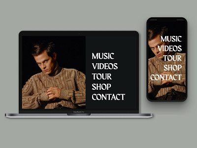 Perfume Genius - Desktop and Mobile - Personal work