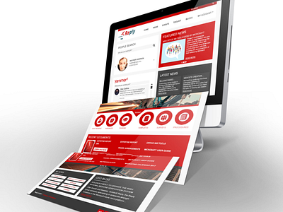 Intranet Design intranet design ui design web design