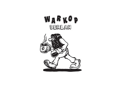 Recent work Logo for coffe shop "warkop berlan"