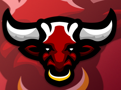 Bull Mascot showcase branding design gfx graphic design icon illustration logo mascot mascotlogo vector