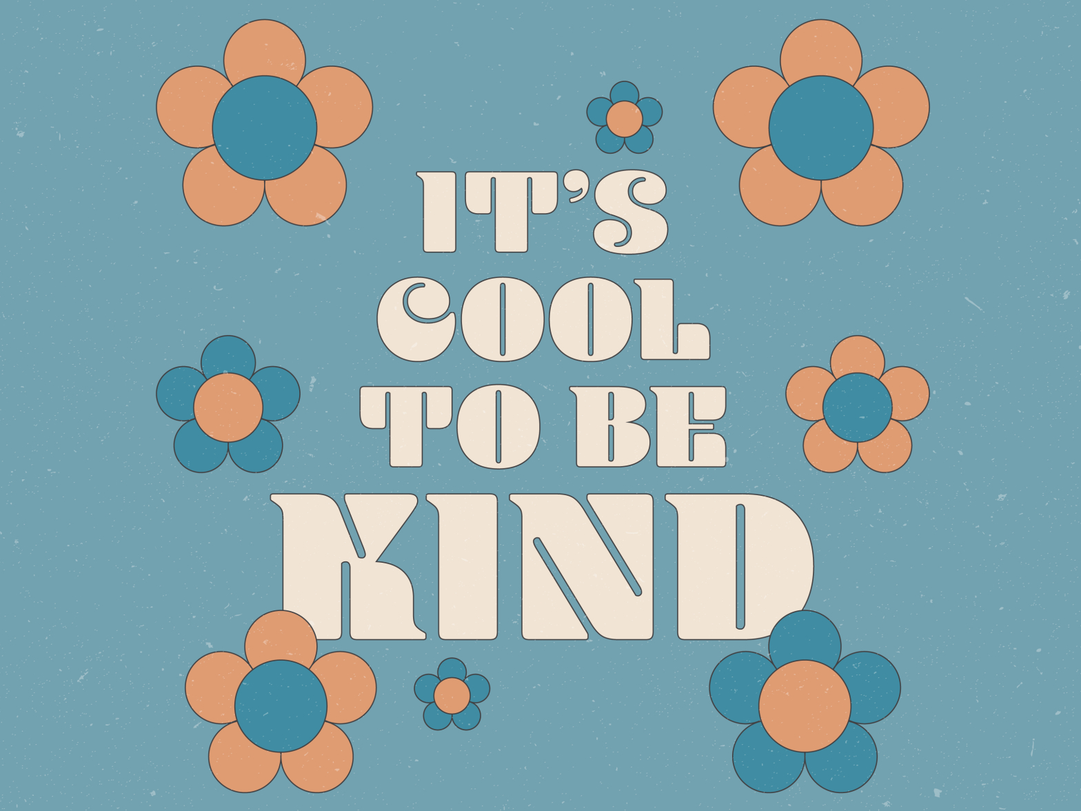 It's Cool to be Kind by Alex Pesak on Dribbble