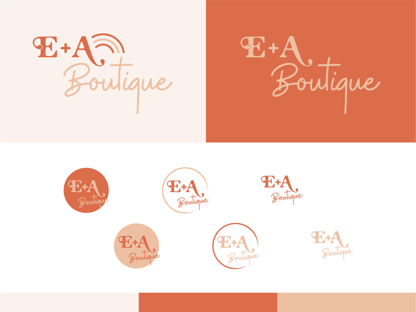 Brand Board for Ella Ava Boutique by Alex Pesak on Dribbble