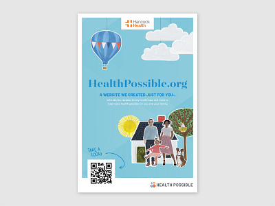 Part 3 of Poster Series for Health Possible branding poster covid crayon family brand family health care family posters health care health care poster healthy poster hospital hospital brand hospital poster indianapolis indy playful playful brand playful poster poster series