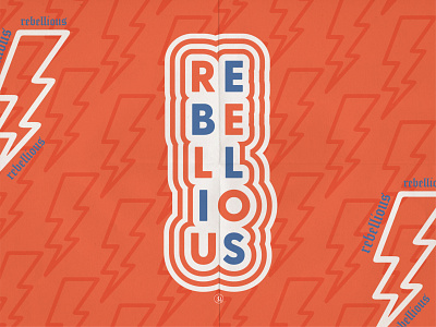 Rebellious Typography Social Media Graphic