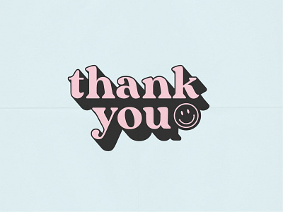 Thank You Typography appreciate appreciation care card indiana indianapolis indy package card shop small thank you thank you card type typography