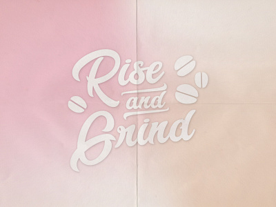 Rise & Grind Coffee Graphic art print coffee coffee art print coffee bean coffee decor coffee nook coffee station grind grind life grinding indiana indianapolis indy morning grind nook print rise rise grind rise and grind type typography