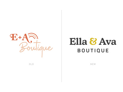 Ella & Ava Boutique Rebrand