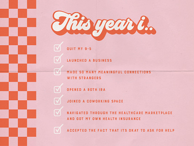 2021 Reflection Post 2021 reflection accomplishments big wins check list check list graphic checkered checkered graphic design indiana indianapolis indy new year social graphic this year i type typography what i accomplished wins