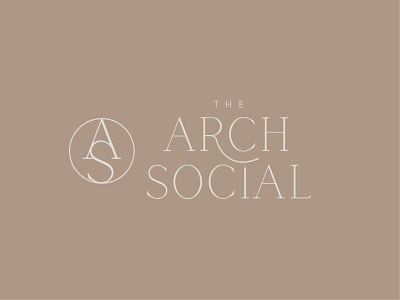 The Arch Social Branding arch arch logo arch social branding branding suite curve logo elegant logo logo design management logo social media social media brand social media lol social media management st lous stl