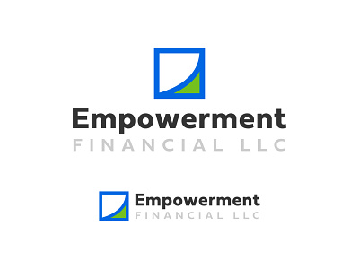 Financial Logo branding empower empowerment finance financial financial logo growth indianapolis indy logo logo design modern modern finance movement typography upward